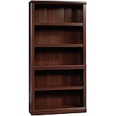 Sauder Miscellaneous Storage 5-Shelf Bookcase/ Book shelf, Select Cherry finish