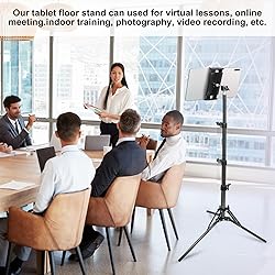 Tablet Tripod Stand, with 65 inch Height Adjustable