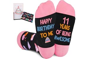 Birthday Gifts for Girls, 5-18 Year Old Girl Gift Ideas, Happy Birthday Unique Socks, 3D Pop Up Greeting Card