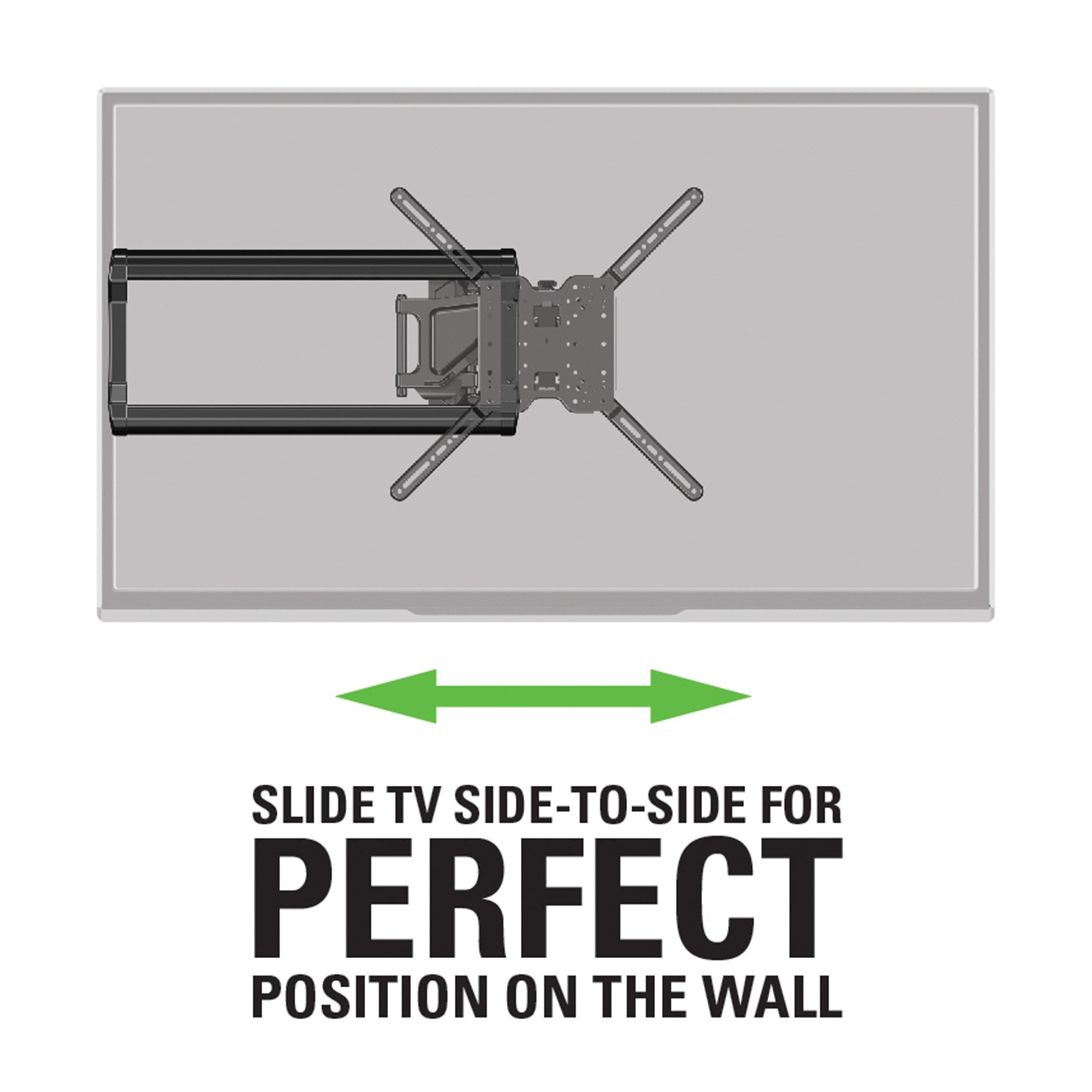 Sanus TV Wall Mount - Full Motion TV Mount for Screens up to 80