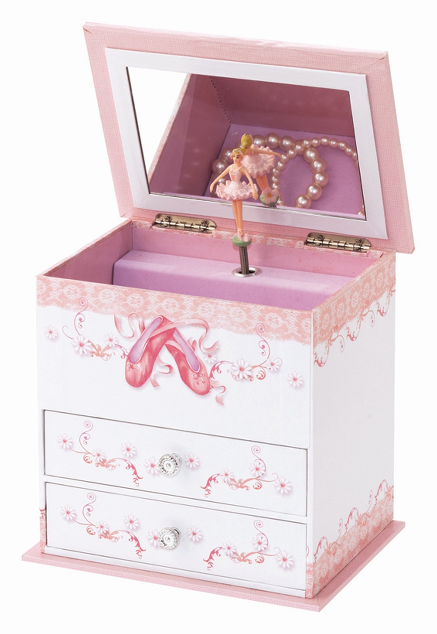 Mele & Co Musical Jewellery Boxes (Girls Ballerina with Ballet Shoes)