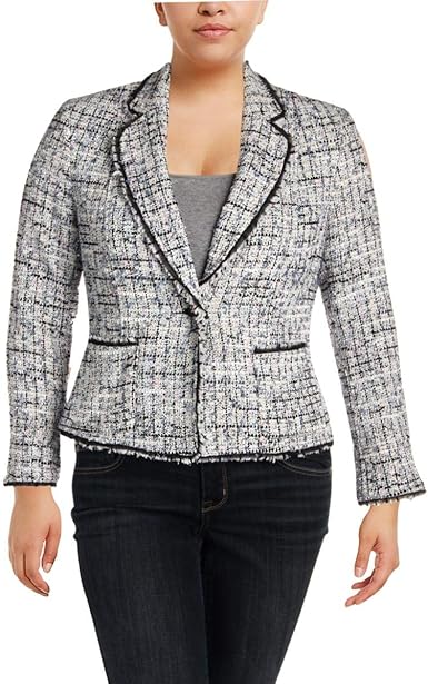 anne klein boucle coat
