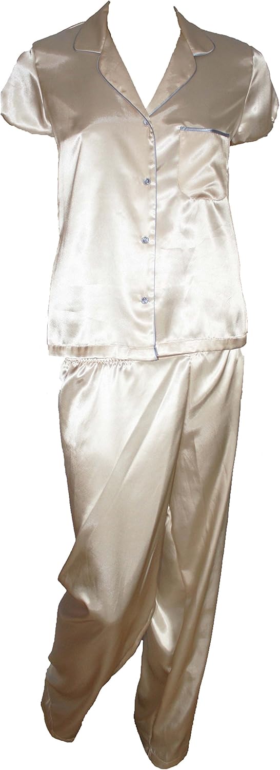m&s ladies satin pjs