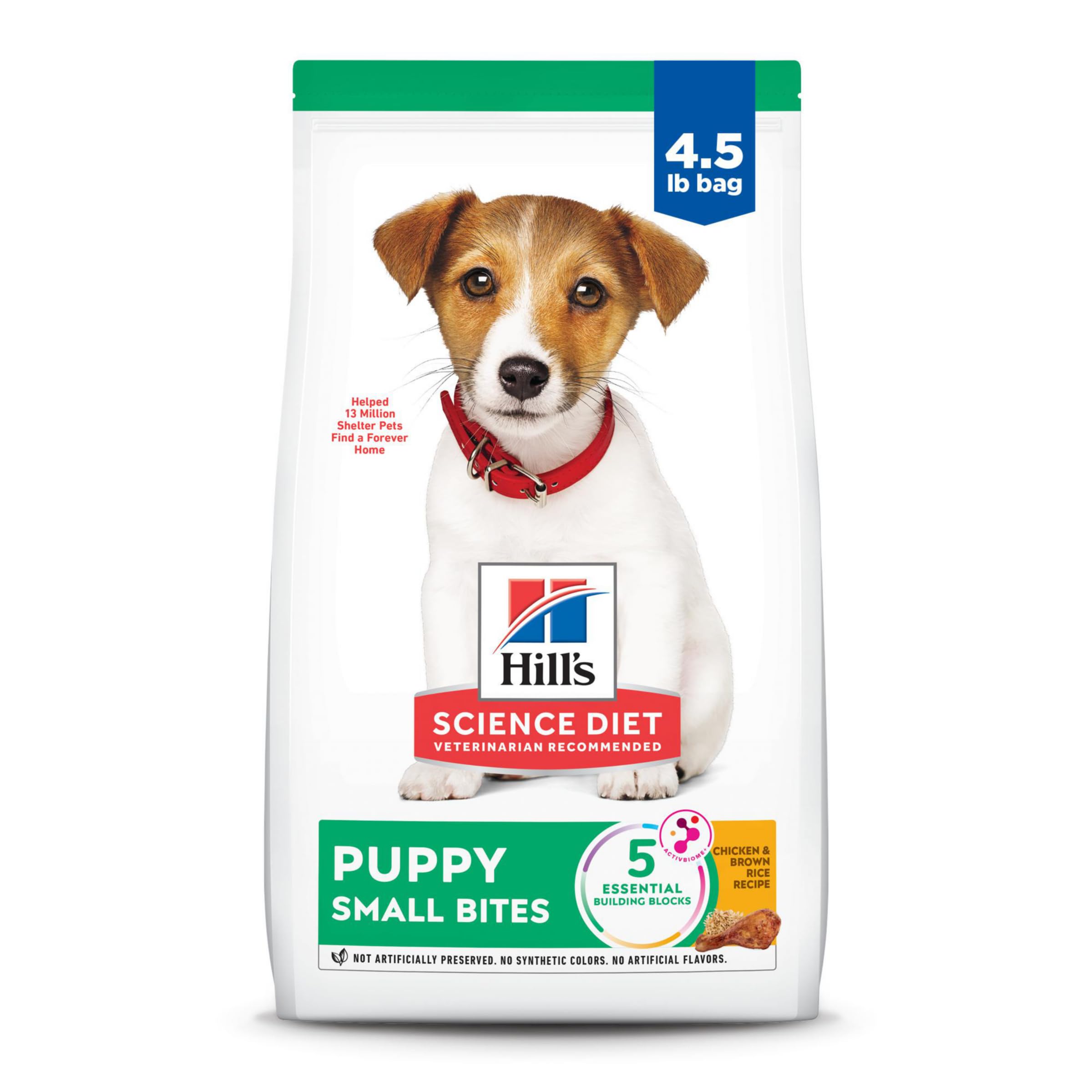 Photo 1 of Hill's Science Diet Puppy, Puppy Premium Nutrition, Small Kibble, Dry Dog Food, Chicken & Brown Rice, 4.5 lb Bag