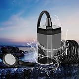 MIAOKE Portable Camping Shower 7800mAh with Digital Temp Display Grey view 9