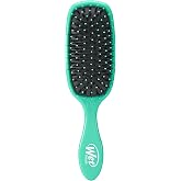 Wet Brush Shine Enhancer, Aqua, Natural Boar Bristles with Ultra-Soft IntelliFlex Technology, Leaves Hair Shiny and Smooth, Detangling Brush for All Hair Types, For Women, Men, Wet &amp; Dry Styling
