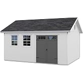 Handy Home Products Scarsdale 12x16 Do-it-Yourself Wooden Storage Shed with Floor Kit- Does not Include Paint or Roofing Shingles
