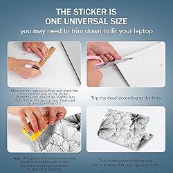 AORTDES Laptop Skin Sticker Decal 15-15.6