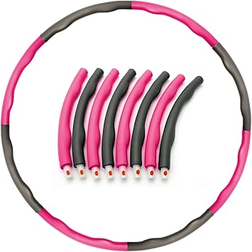 CampTeck U6845 8 Secciones Hula Hoop Fitness Peso 1.5kg Aro de ...