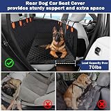 JOEJOY Back Seat Extender Dog Car Seat Cover Waterproof Foldable view 7