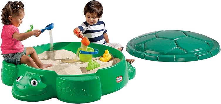 turtle play sandbox with canopy