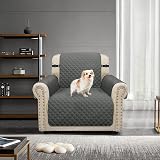 Granbest Waterproof 1 Seater Sofa Cover Non-Slip Grey Flexible Fits view 2