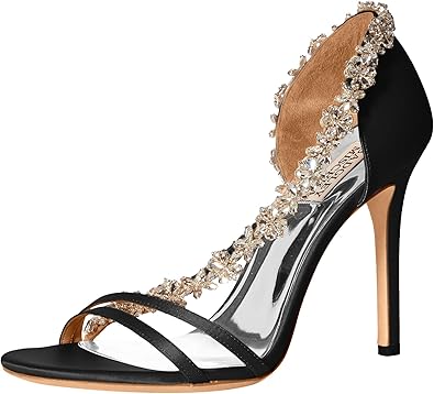 badgley mischka voletta crystal embellished sandal