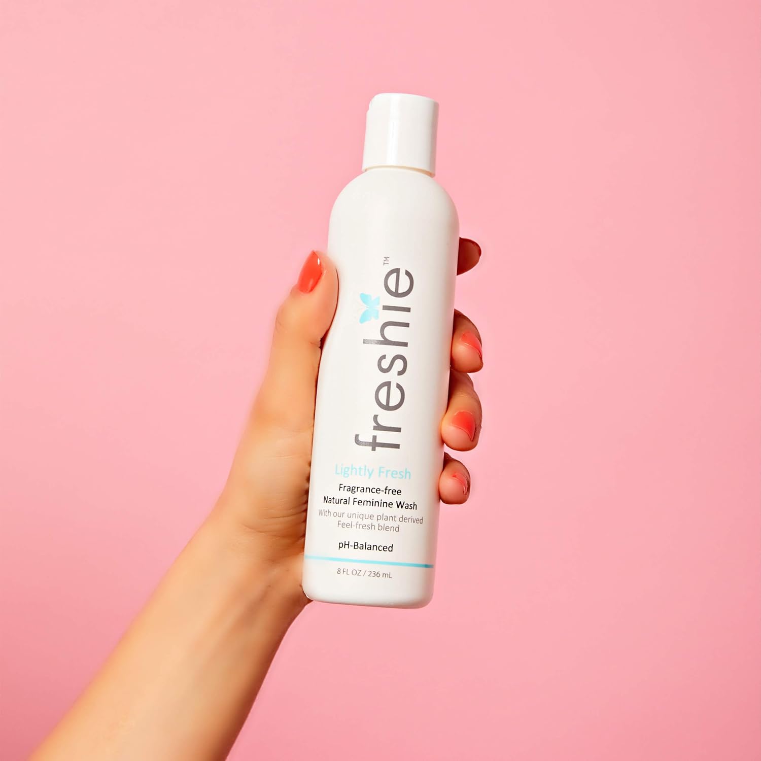 freshie Natural Feminine Care pH-Balanced Cleansing Wash Odor-Blocking Plant-Based Ingredients External Vaginal Hygiene Cleanser 8 fl Ounces - Fresh & Scented: Health & Personal Care