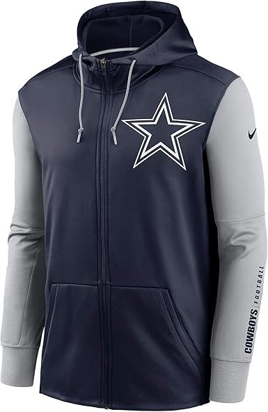 dallas cowboys mens zip up hoodie