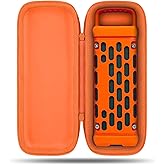 co2CREA for Turtlebox Ranger Loud Outdoor Portable Bluetooth 5.4 Speaker, Hard Carrying Case with Handle, Shockproof Protective Travel Storage Case, Orange