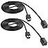 SNES Classic Controller Extension Cable 3M/10 ft (2-PACK), Keten Super NES Classic Extension Power Cord for Super Nintendo Classic Edition Controller-2017 and Nintendo NES Classic Mini- 2016