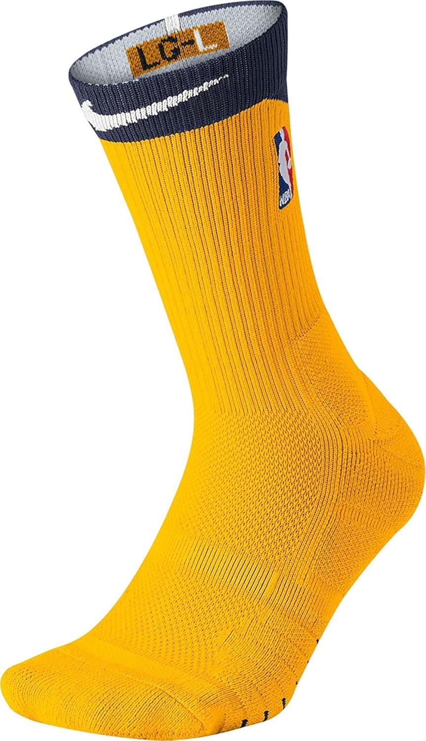 yellow nike basketball socks