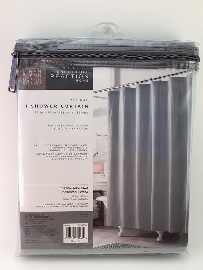 Amazon Com Kenneth Cole Reaction Home Mineral Shower Stoney Blue
