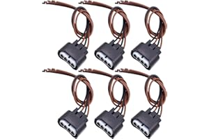 YEELUZAN 6PCS Ignition Coil Connector Plug Harness Fit for 2001-2017 Toyota Sienna Tacoma Avalon Camry 4Runner, 1999-2017 Lexus RX350 ES350 RX450h ES300, Replacement for 90980-11885