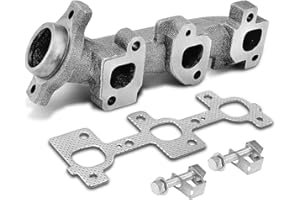 A-Premium Right Exhaust Manifold Kit W/Gasket, Bolts, Nuts [6Cyl 3.6 3.7L] Compatible with Dodge Ram 1500 Dakota 04-10, Duran