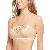 Carole Martin Strapless Bras for Women, Wireless Womens Bandeau Bra from Small to Plus Size