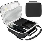 Hard Case Compatible with Canon SELPHY CP1500/CP1300/ CP1200 Photo Printer,PU Surface,Powerful waterproof and anti fouling function,Built in shock absorber pad(Black,Case Only)