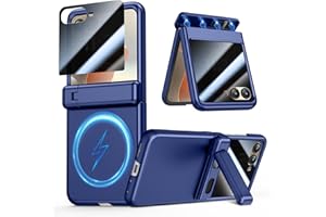 VEGO for Motorola Razr 2025/2024 Case, Compatible with MagSafe, with Hinge Protection & Kickstand & Privacy Screen Protector,