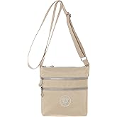 AOCINA Crossbody Purses for Women Lightweight Small Travel Bag Shoulder Purses and Handbags with Multi Zipper Pockets