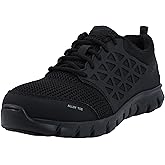 Reebok Work Mens Sublite Cushion Electrical Alloy Toe Work Safety Shoes Casual - Black