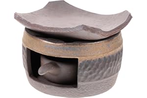 PRETYZOOM Versatile Tea Heater Stove Ceramic Teapot Warmer Tea Light Candle Holder for Tea Lovers