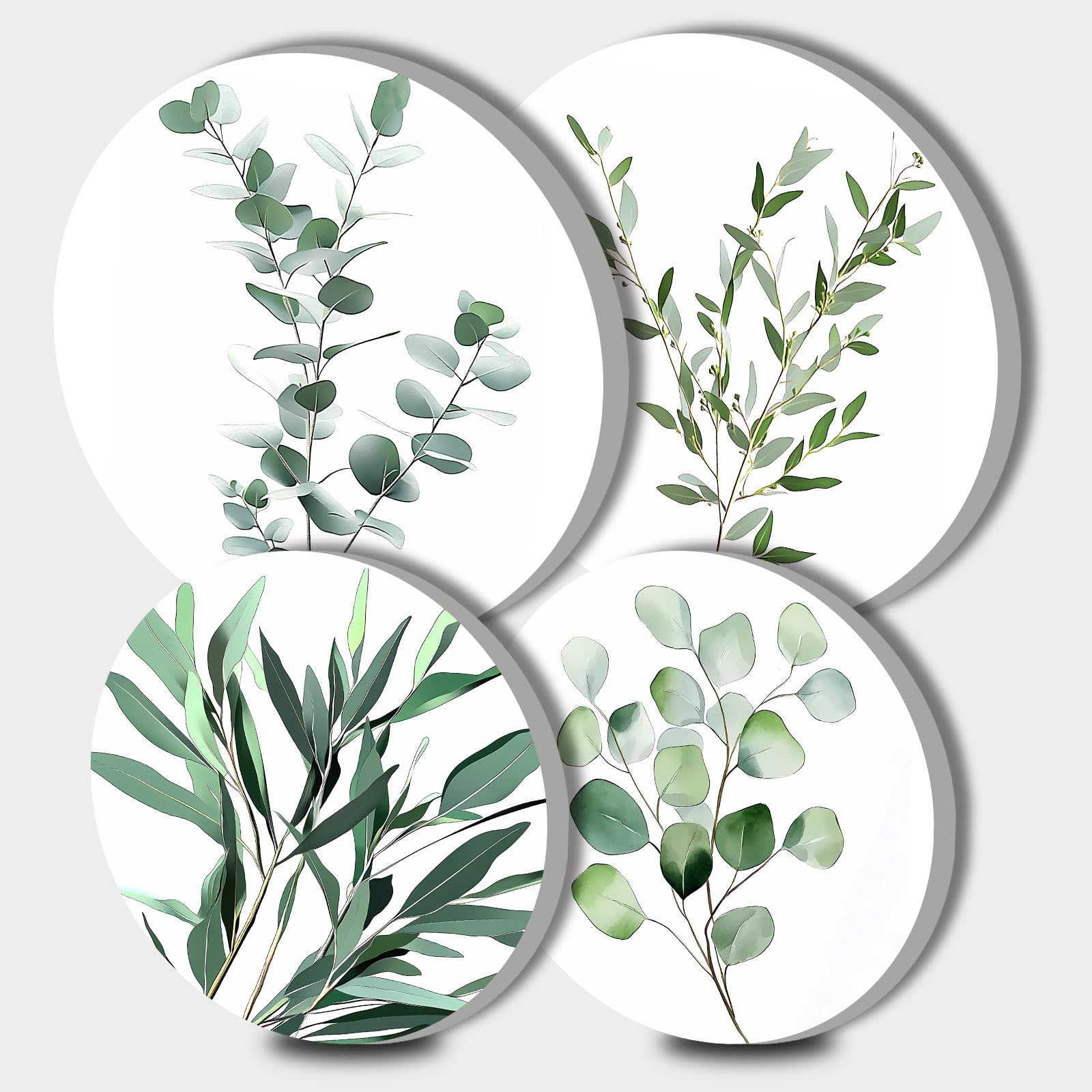 Photo 1 of Green Leaf Stove Burner Covers, A Vibrant Gas Stove Burner Covers Set of 4, 8 Inches and 10 Inches Stove Top Covers for Electric Stove Metal Stove Cover Gas Stove Top Covers, Kitchen Cooktop Decor
