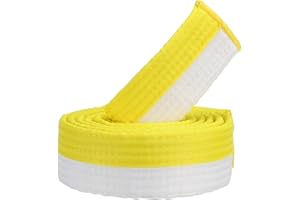 PATIKIL Taekwondo Colored Ranking Belt, Polyester Martial Arts BJJ Belt Judo Karate Belt for Coach Teaching Practice