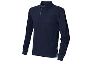 FRONTROW Front Row Super soft long sleeve rugby shirt Black XL