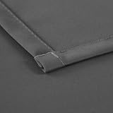 DWCN Blackout Curtains 2 Panels 54 x 46 Inch Eyelet Thermal Grey view 4