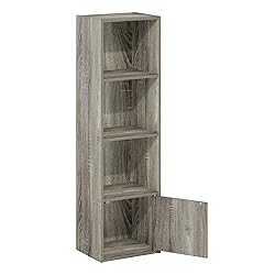 Furinno Luder Shelf Bookcase with 1 Door Storage
