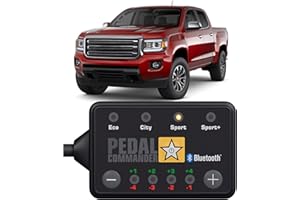 PEDAL COMMANDER for GMC Canyon 2014-2022 Throttle Response Controller - Fits 2nd Gen, Base, All Terrain, Denali, SLT, SLE, Gasoline Engines ONLY, GMC Canyon Pickup Truck Accessories