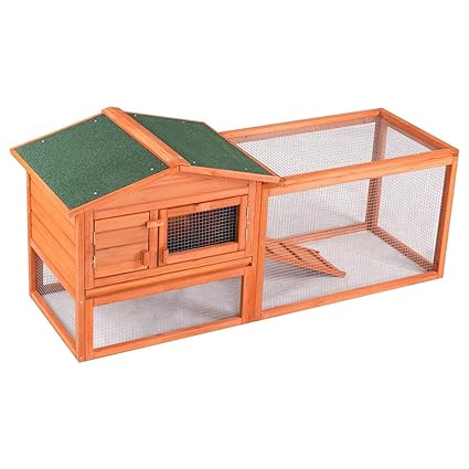 Confidence 62 Inch Rabbit Hutch Chicken Coop