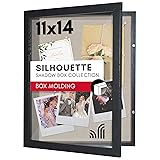 Americanflat Front Opening 11x14 Shadow Box Frame