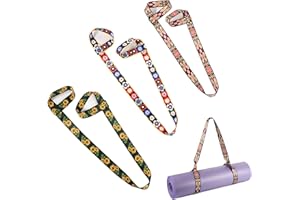 GAITWIN Yoga Mat Carrier Strap, Roller Skate Leash, Adjustable Mat Holder Sling Straps Durable Stretching Band for Carrying