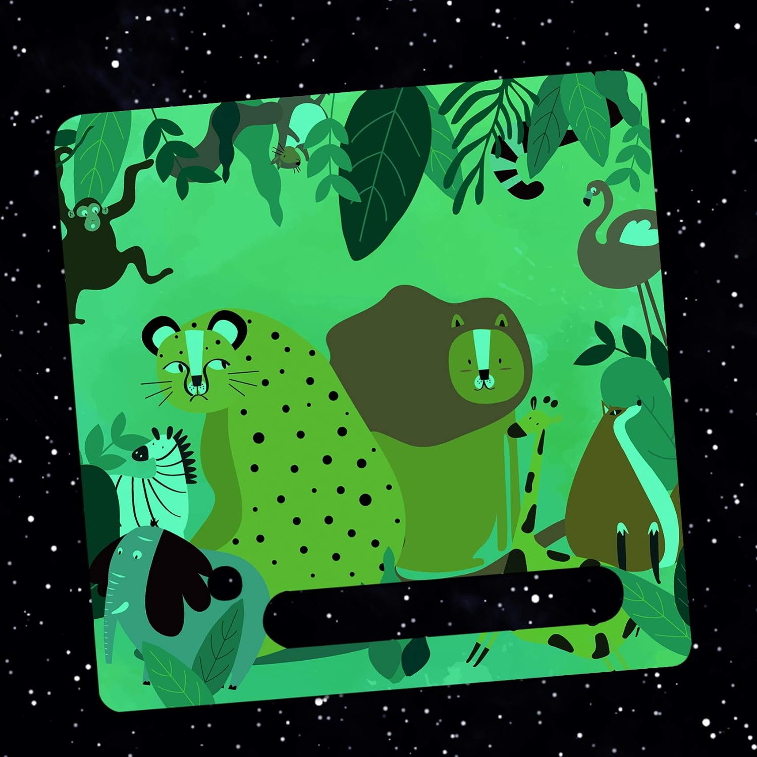 yabaduu Y031 Protective Film Cover Luminous Sticker for Toniebox Perfect Fit Self-Adhesive Child-Friendly Film for Children Toys (No. 4 Safari - Image 3