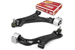 Metrix Premium Chassis Parts - Front Left & Right Lower Control Arm w Ball Joint & Bushing Assembly Kit Fits 2010-2017 Chevrolet Equinox, GMC Terrain, Replacement RK623489, RK623488, Made in Europe