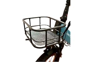 Front Basket Floor Panel for Rad Power Bikes, Small Front Basket, Hard ABS Plastic Replacement Base, Easy Tool-Free Installat