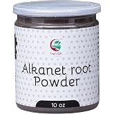 Alkanet Root Powder 10oz | 100% Natural Colourant For Soap making | Makes Beautiful Color Shades | Ratanjot Root Powder | By Yogis's Gift &reg;