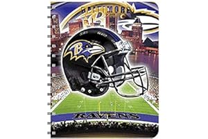 BRAX NFL Baltimore Ravens 3D Memo Pad, Purple