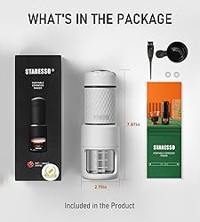 STARESSO Classic Portable Espresso Maker, 2 IN 1