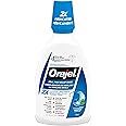 Orajel Antiseptic Oral Pain Rinse – Formulated for Mouth Sores, Cleanses Hard-to-Reach Areas, Dual-Medicated with Hydrogen Pe