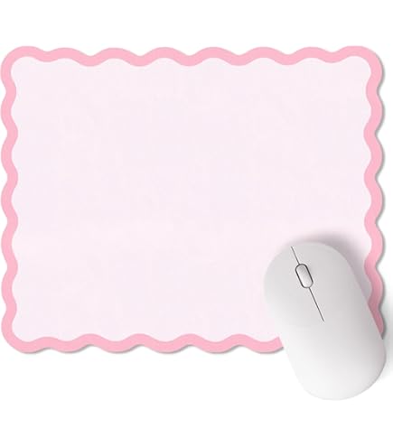 Leshiry Mousepad Rotondo In Gomma Antiscivolo – Piccolo Diametro 20 Cm, Design Marble Pink, Spesso 3 Mm, Per Computer E Laptop