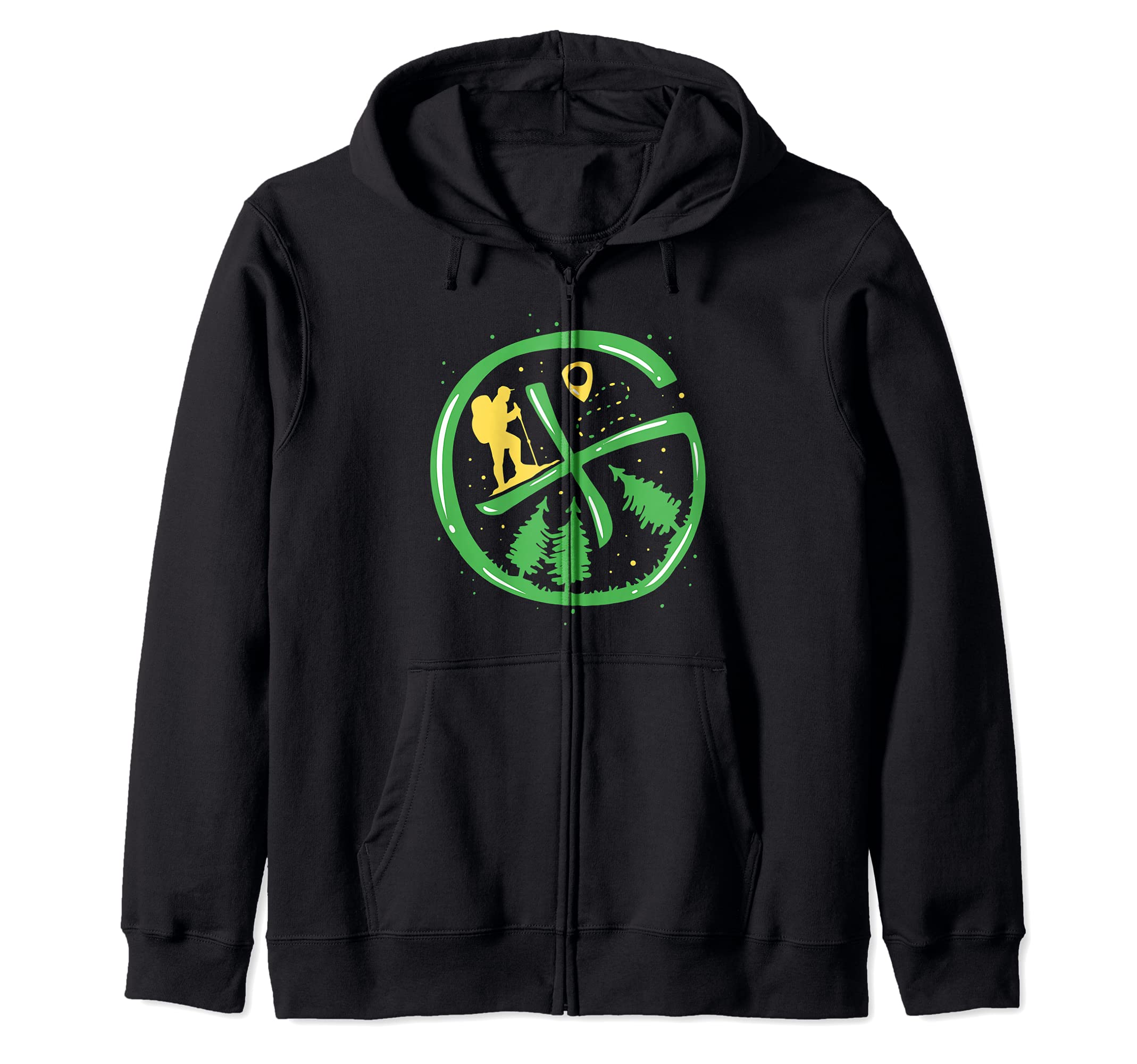 Geocache Hiking Outdoor - Funny Geocaching Zip Hoodie