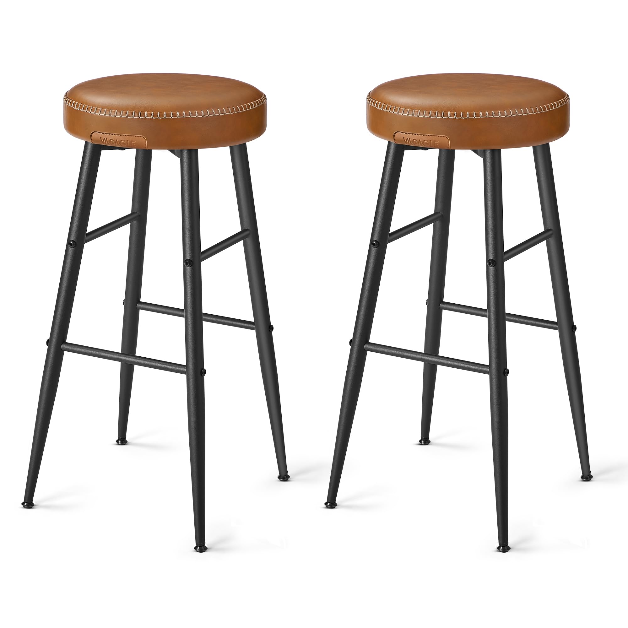 VASAGLE EKHO Collection - Bar Stools Set of 2, Bar